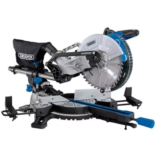 Draper SMS250D1800 Sliding Compound Mitre Saw 255mm 230V/1800W 90170