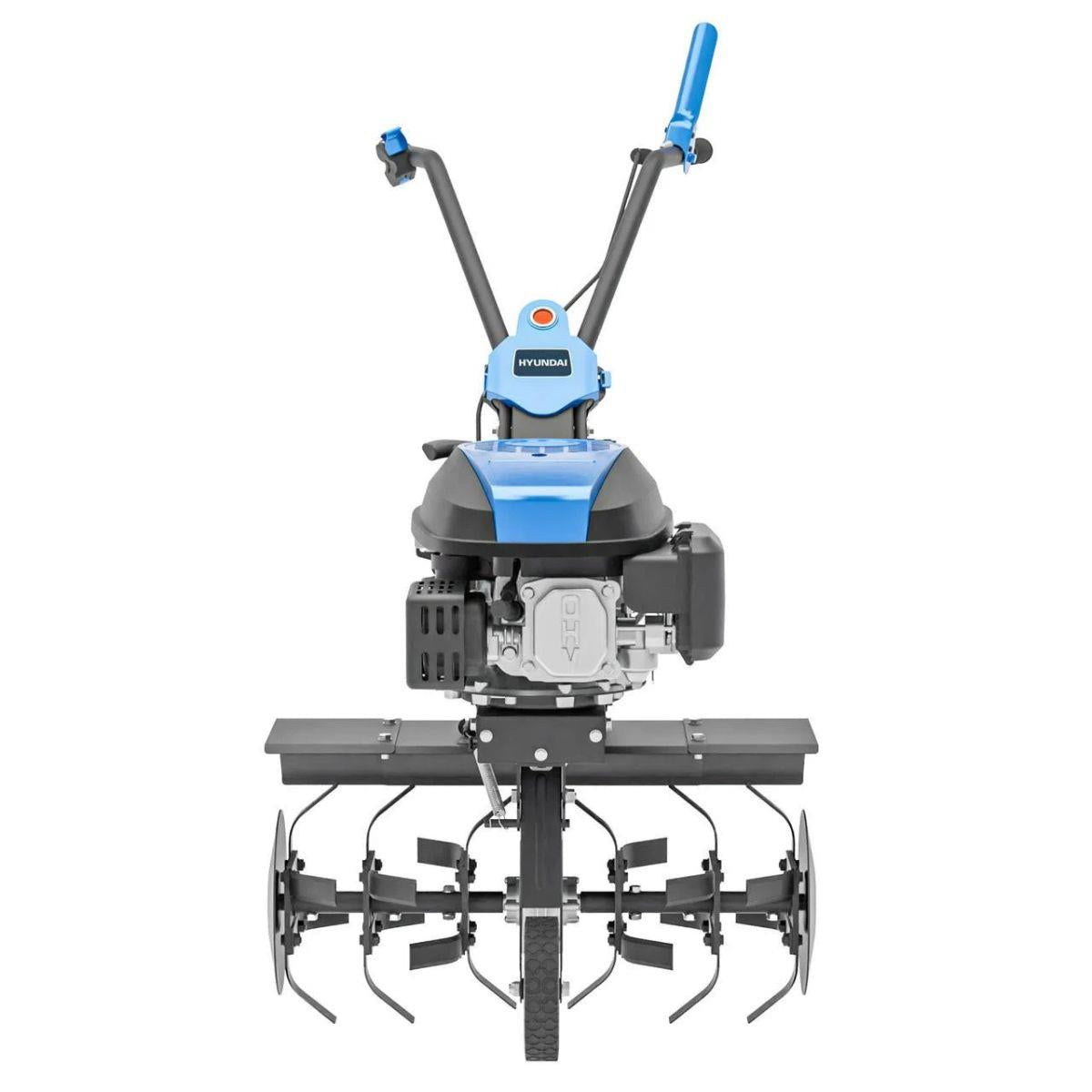 Hyundai HYT175EX 60cm Electric Start Petrol Tiller 173cc & 4 Blade Sets