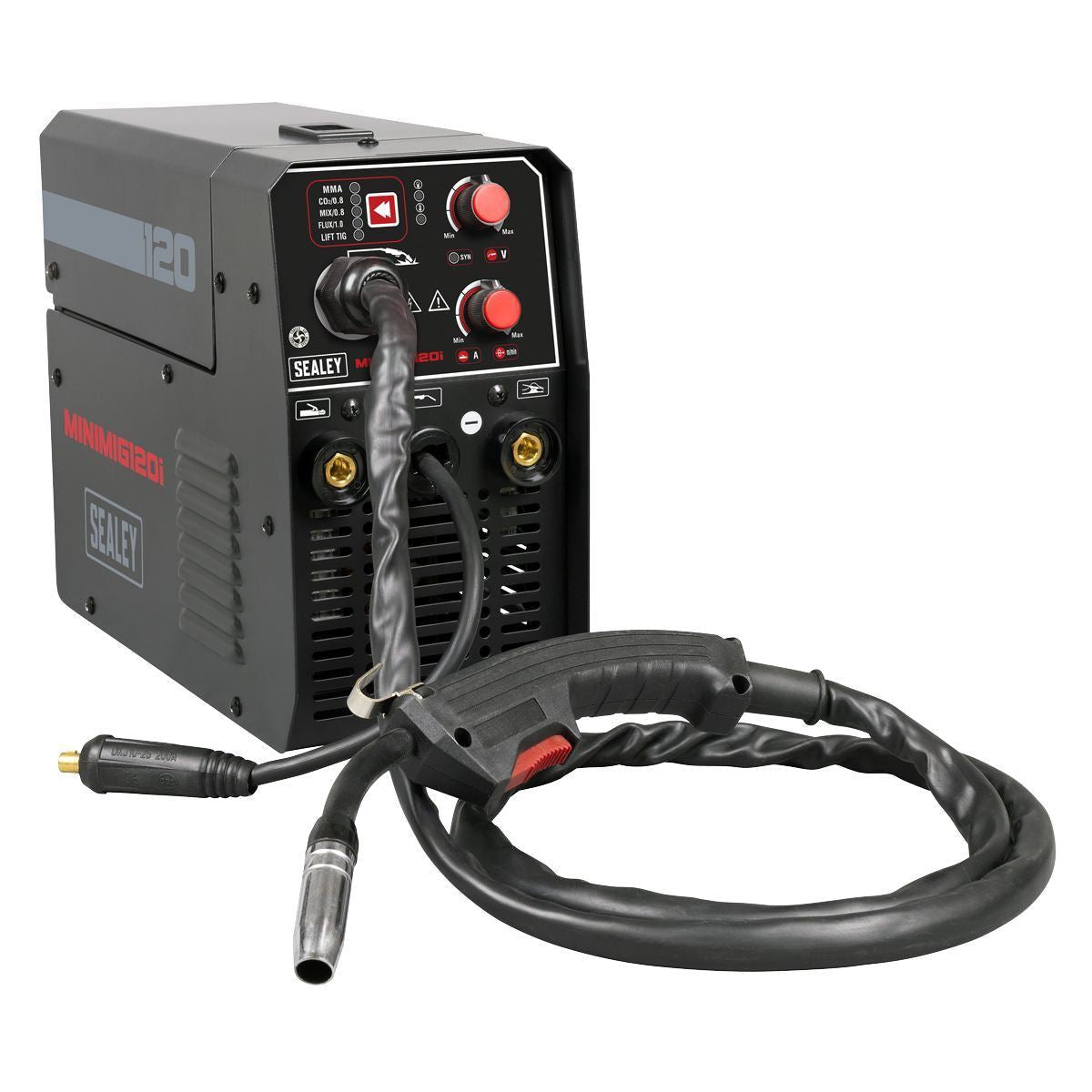 Sealey MINIMIG120i MIG/TIG & MMA ARC/STICK Inverter Welder 120A/230V