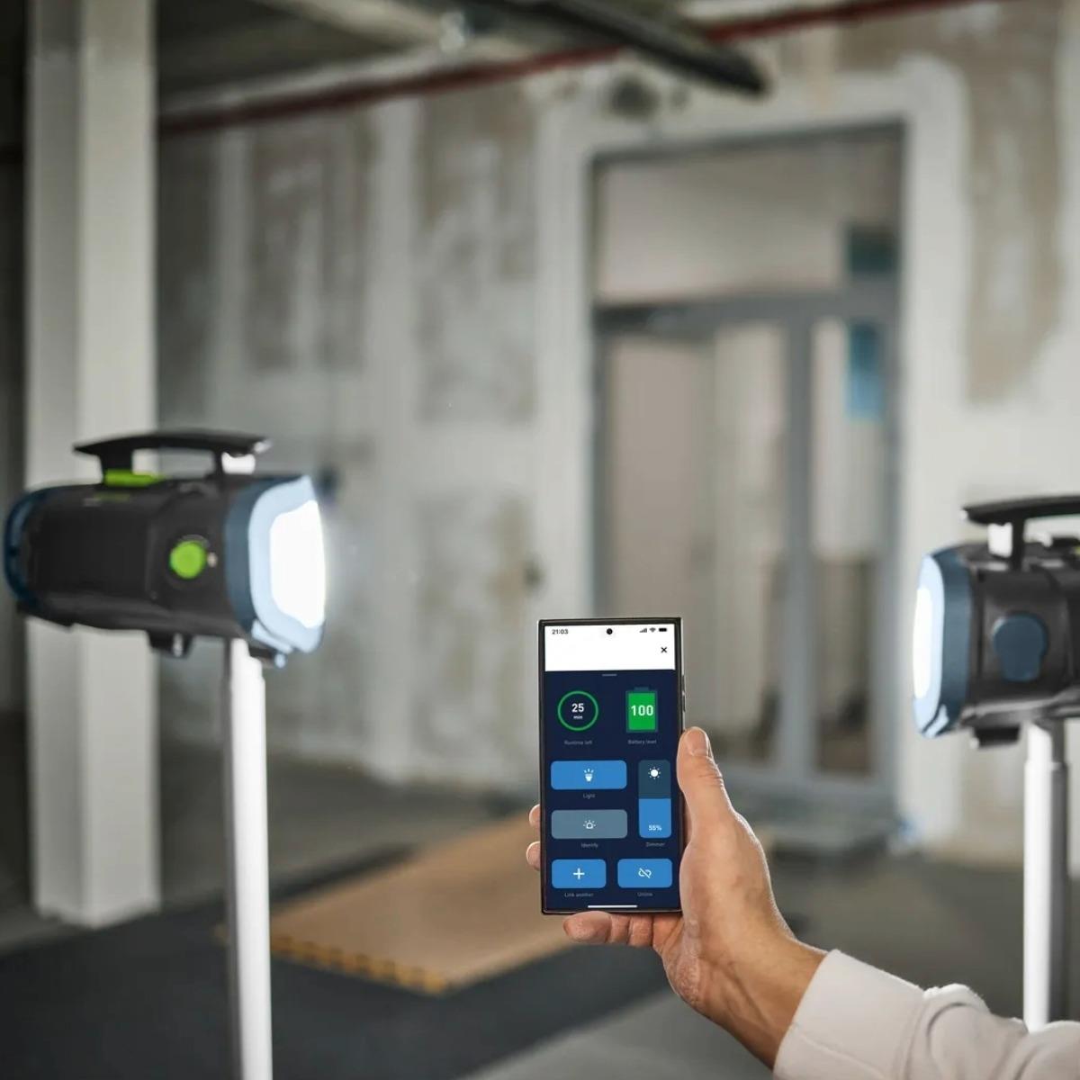 Festool DUO-H I-Basic 18V Hybrid Work Light Body Only in Systainer - 578511