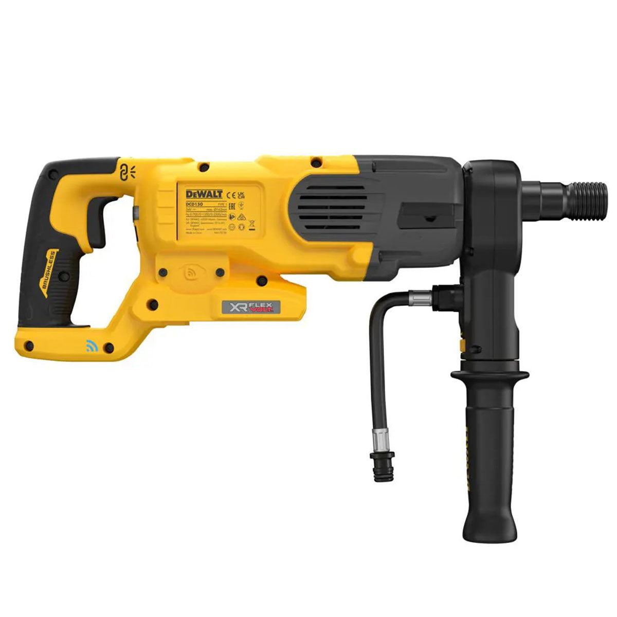 Dewalt DCD150X2-GB 54V XR FLEXVOLT Brushless 162mm Diamond Drill with 2 x 9.0Ah Battery Charger & Kitbox