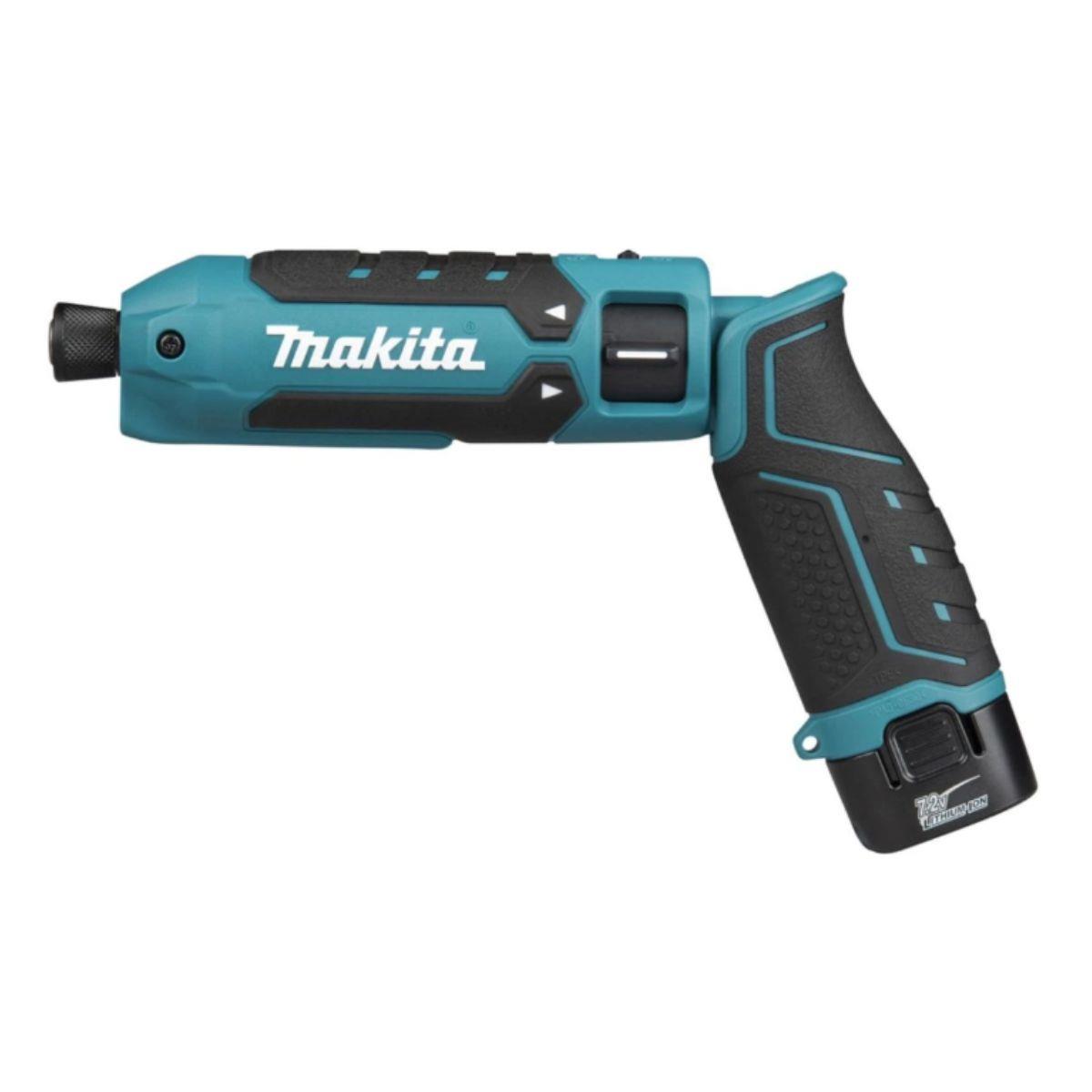 Makita TD023DSE 7.2V Cordless Pencil Impact Driver 25Nm With 2 x 1.5Ah Batteries, Charger & Carry Case