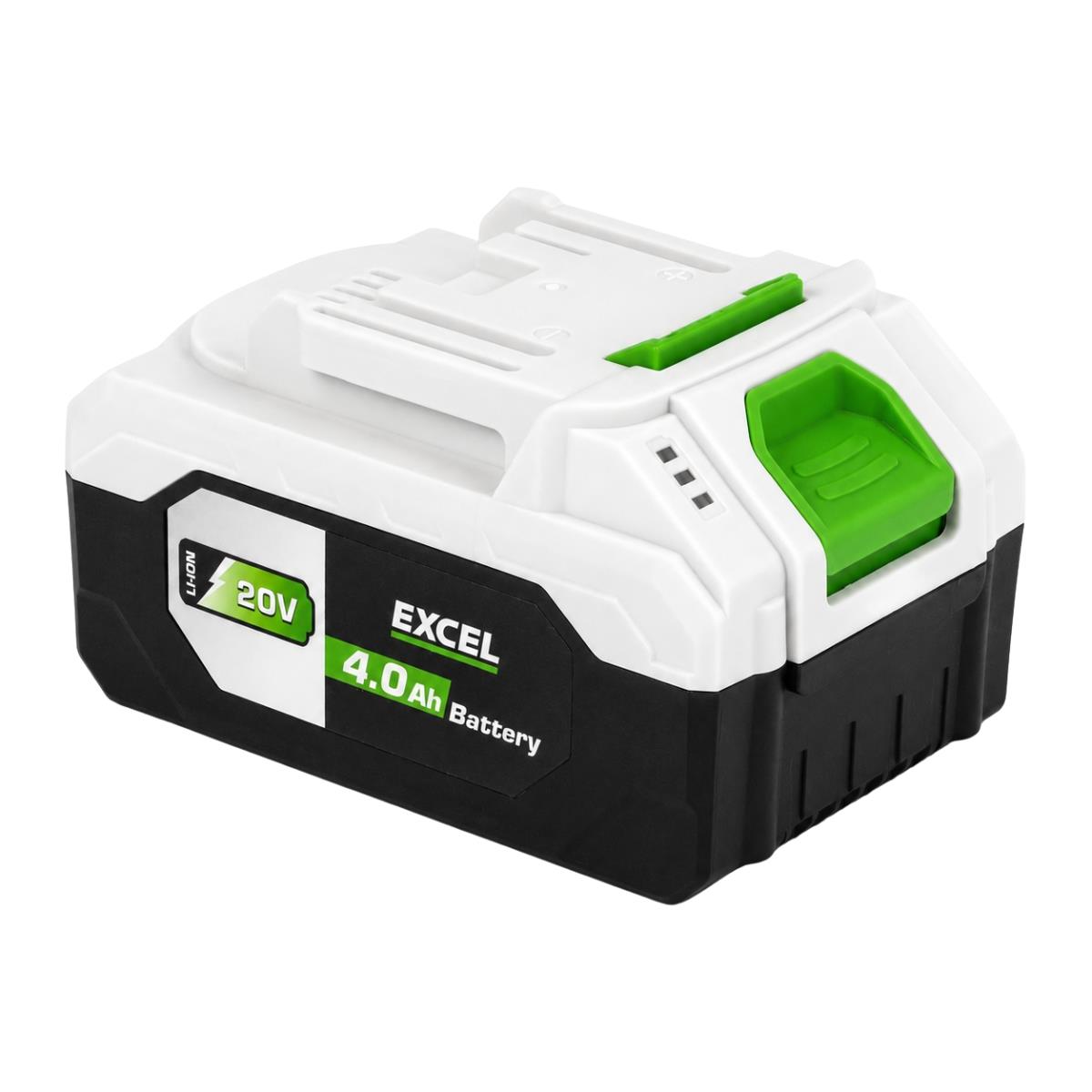 Excel 20V 4.0Ah Lithium-ion Battery Twin Pack with Dual Port Charger