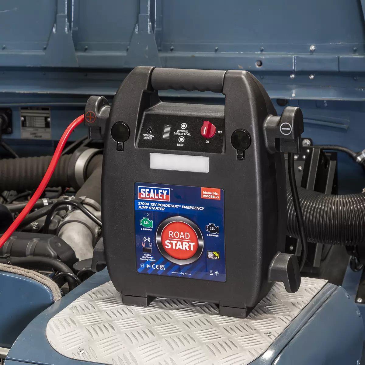 Sealey RS103B 12V Roadstart Emergency Jump Starter