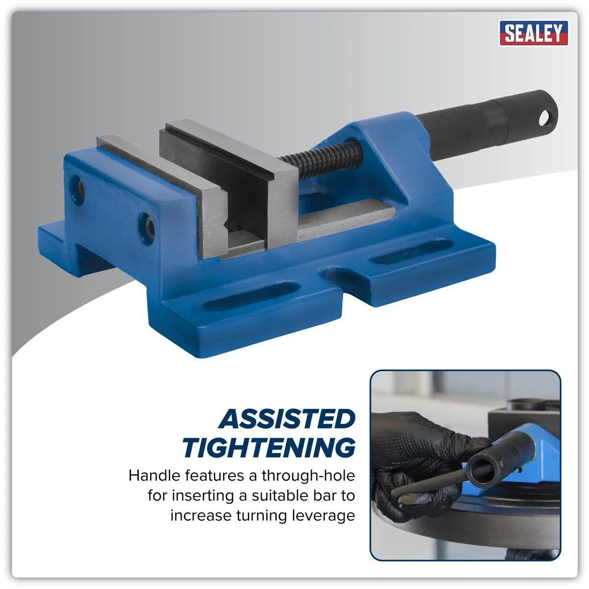 Sealey 100DV Drill Vice Super 100mm Jaw