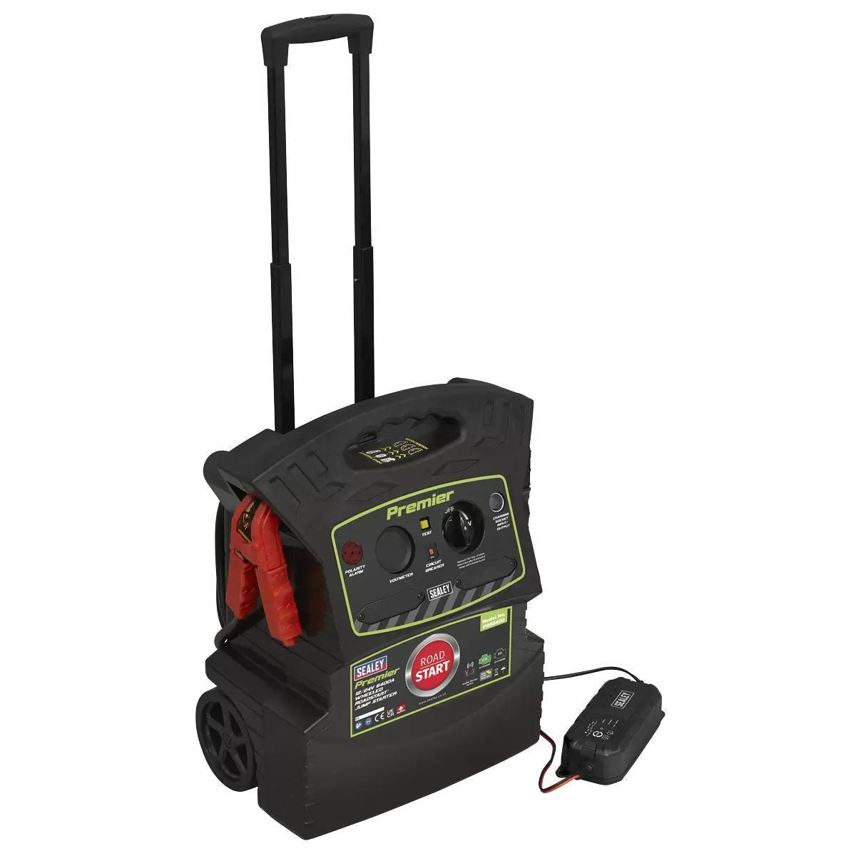 Sealey PRS6400 Premier 12/24V Wheeled Road Start Jump Starter 6400A