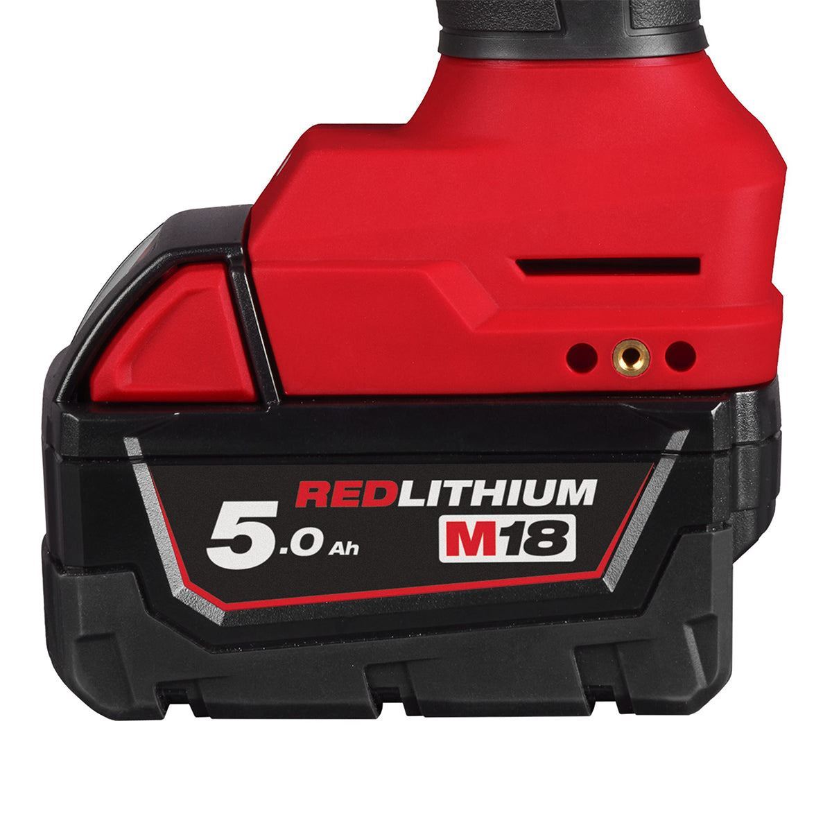 Milwaukee M18BLPP2E-502B 18V Brushless 2 Piece Power Tool Kit with 2 x 5.0Ah Battery Charger & Bag 4933498206