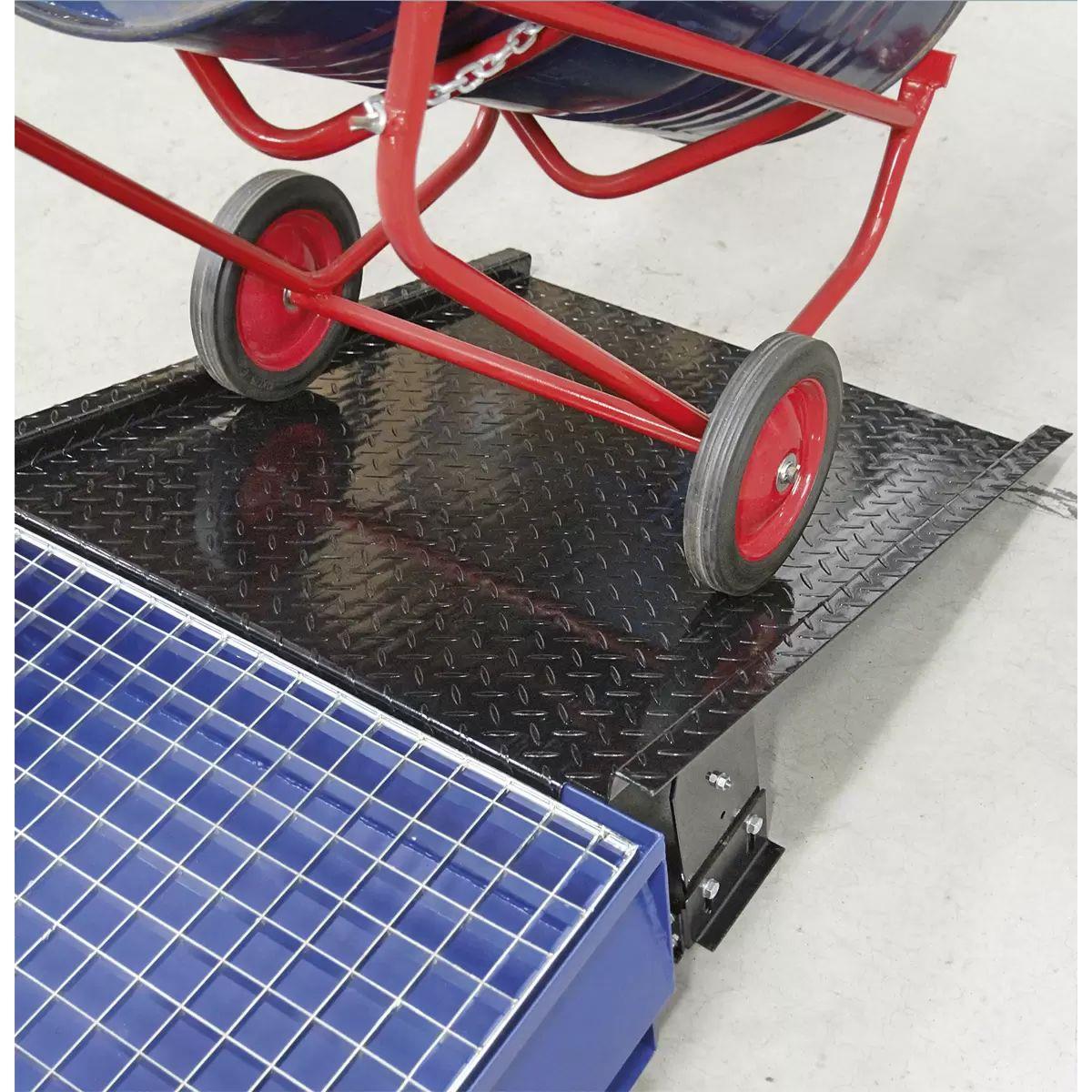 Sealey DRP15 Adjustable Height Ramp for Barrel Bunds and Kerbs