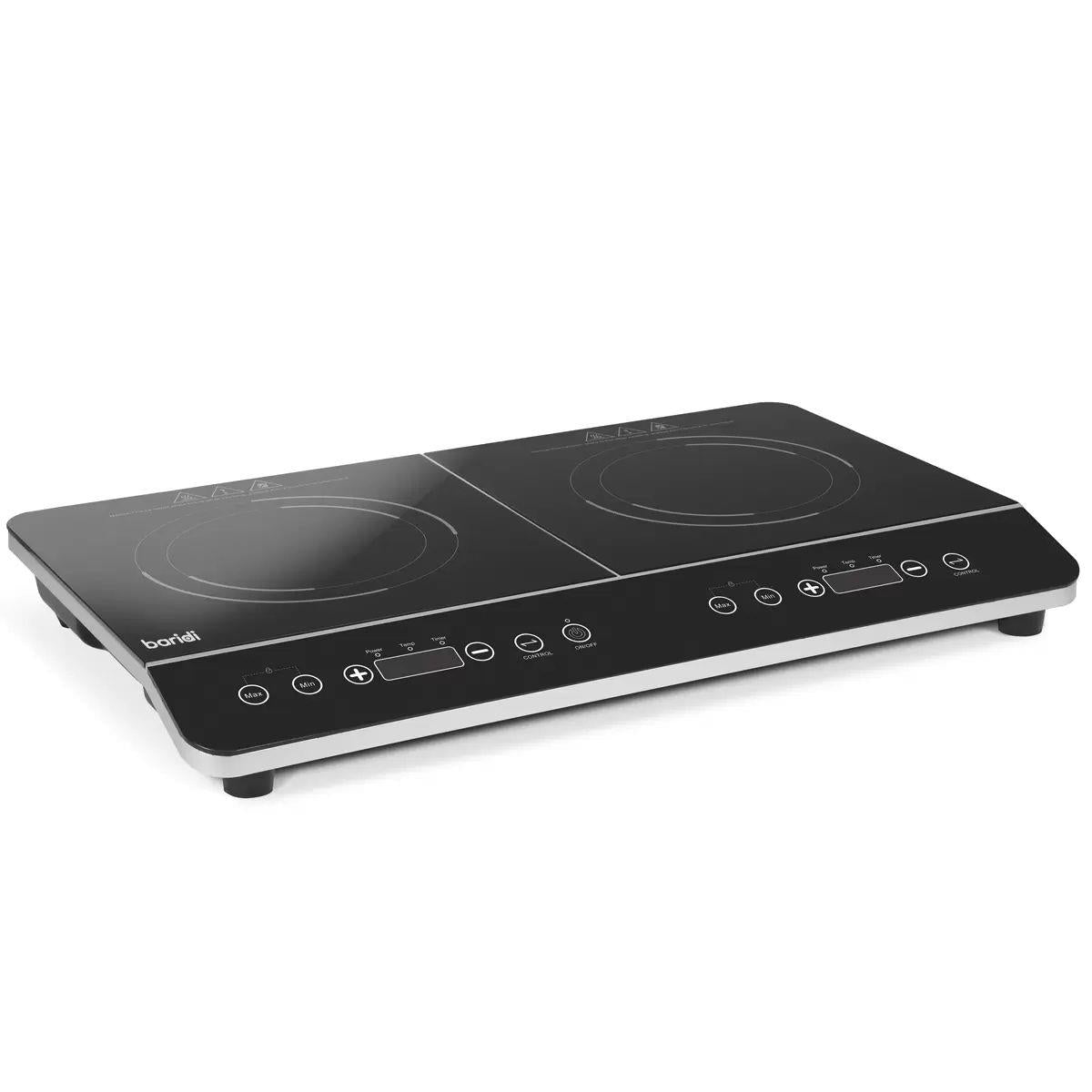 Sealey DH146 Baridi Portable Induction Hob with 2 Cooking Zones 60 x 36 x 6.5cm Black 240V