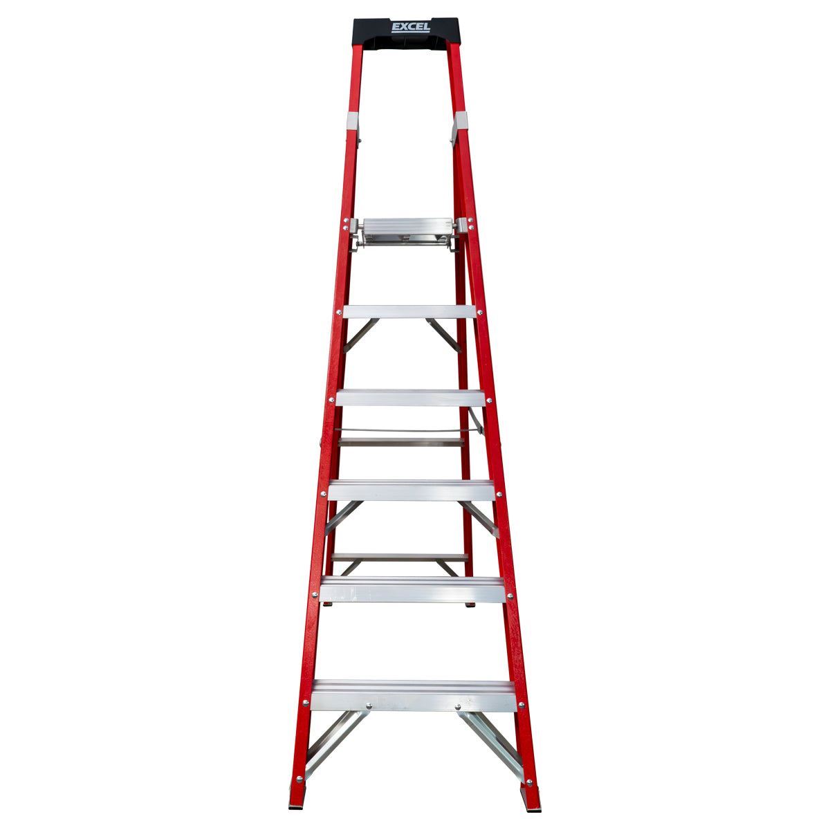 Excel Electricians Fibreglass Platform Step Ladder 6 Tread 2.04m EN131 Item Condition Box Opened Never Used - Collection Only