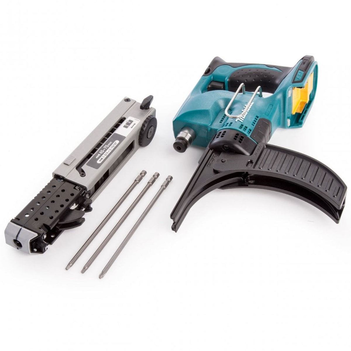 Makita DFR750Z 18V LXT Auto Feed Screwdriver with 1 x 6.0Ah Battery & Charger