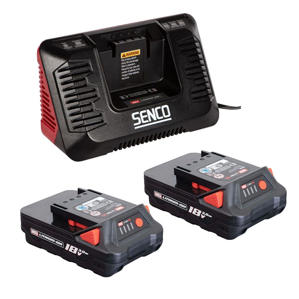 Senco F-35XP 2.0 Fusion 18V First Fix Framing Nailer with 2 x 3.0Ah Battery Charger & Case - 10G2003N