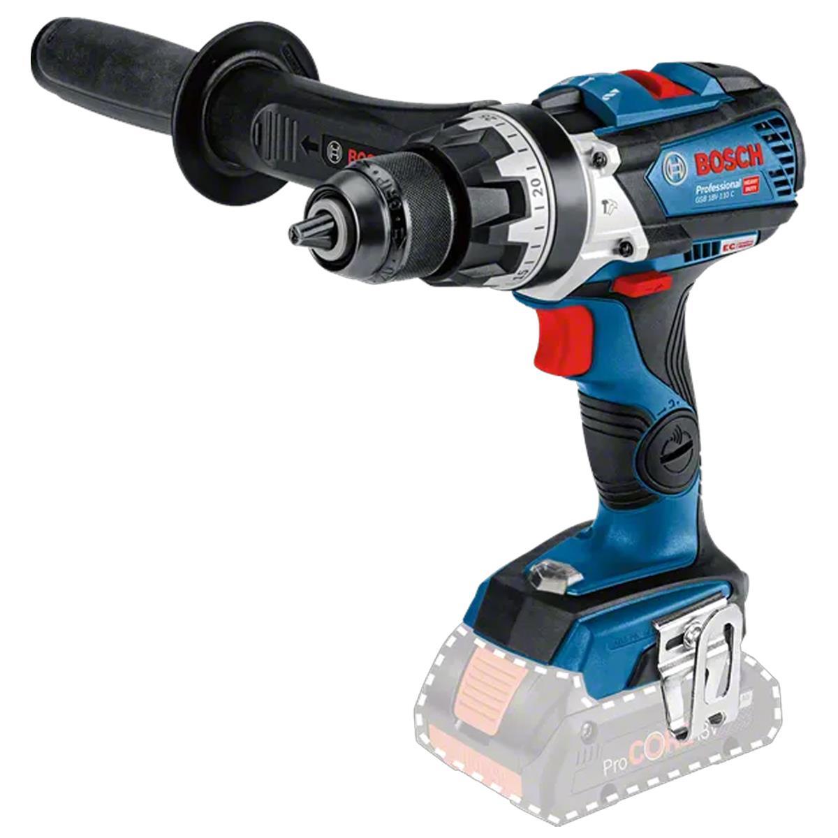 Bosch 18V Brushless Combi Drill & Impact Wrench with 2 x 4.0Ah Battery Charger & Bag T4TKIT-28123