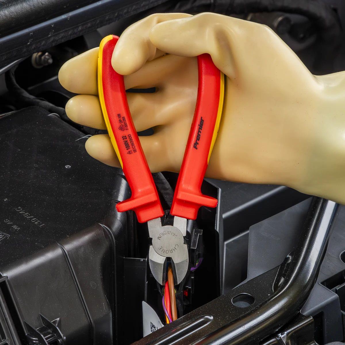Sealey TBTE07 Premier Insulated Pliers Set with Tool Tray 4pc VDE Approved