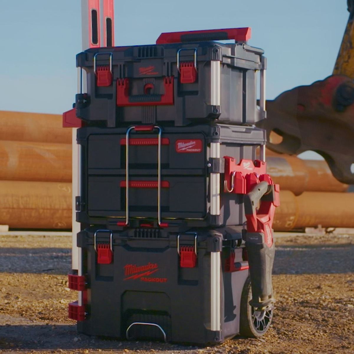 Milwaukee Packout Side Mount 3 Hook Rail 4932498650