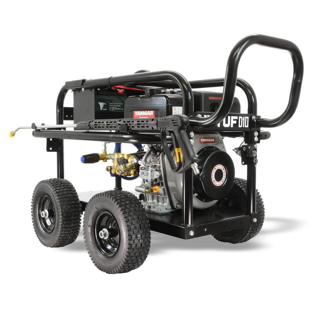 V-TUF VTUFD10-15200 10HP 3000psi Yanmar Diesel Pressure Washer With Gearbox Pump 15L/Min