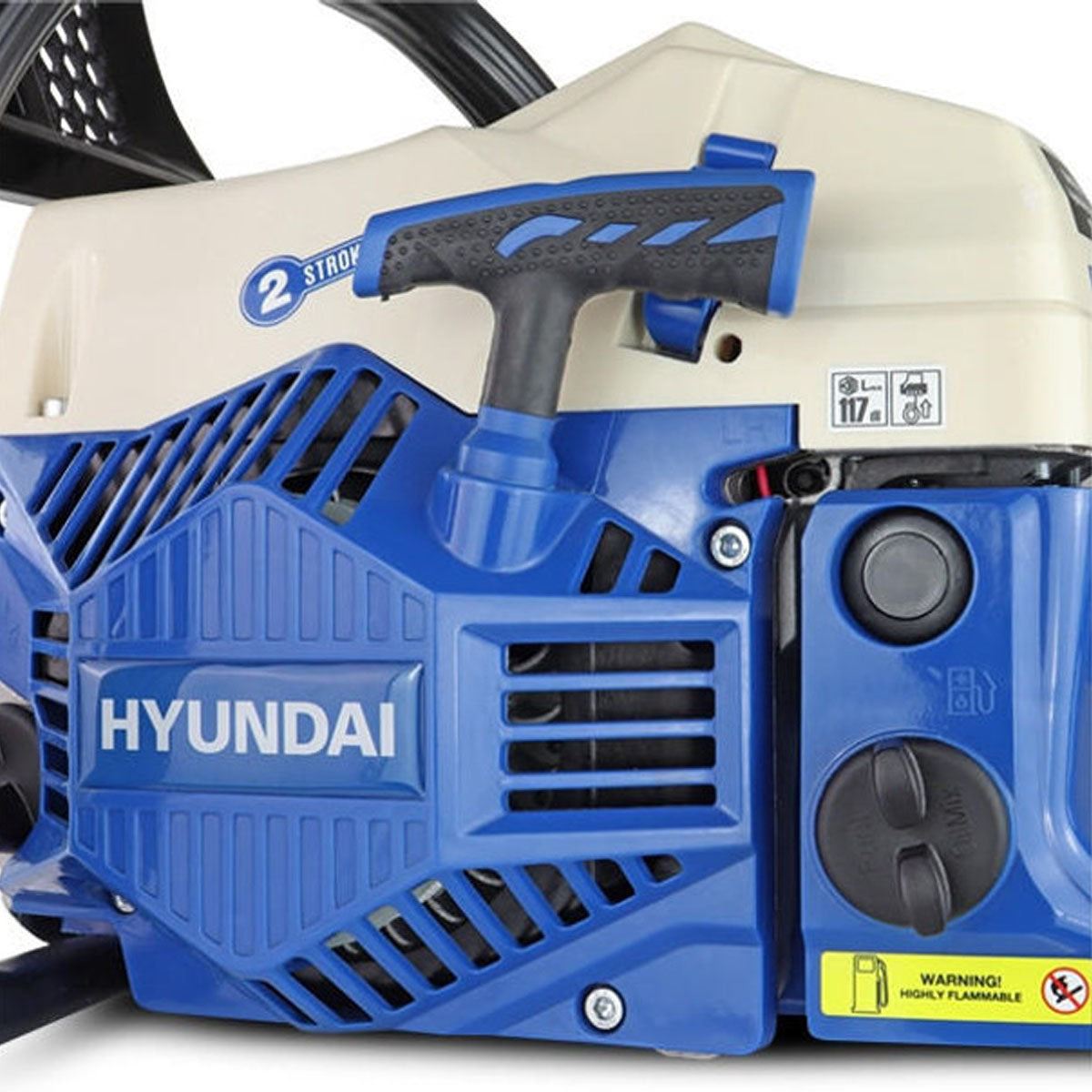 Hyundai HYC6200X 20'' Petrol Chainsaw Anti-Vibration & High-Performance with Protective Cover Bag