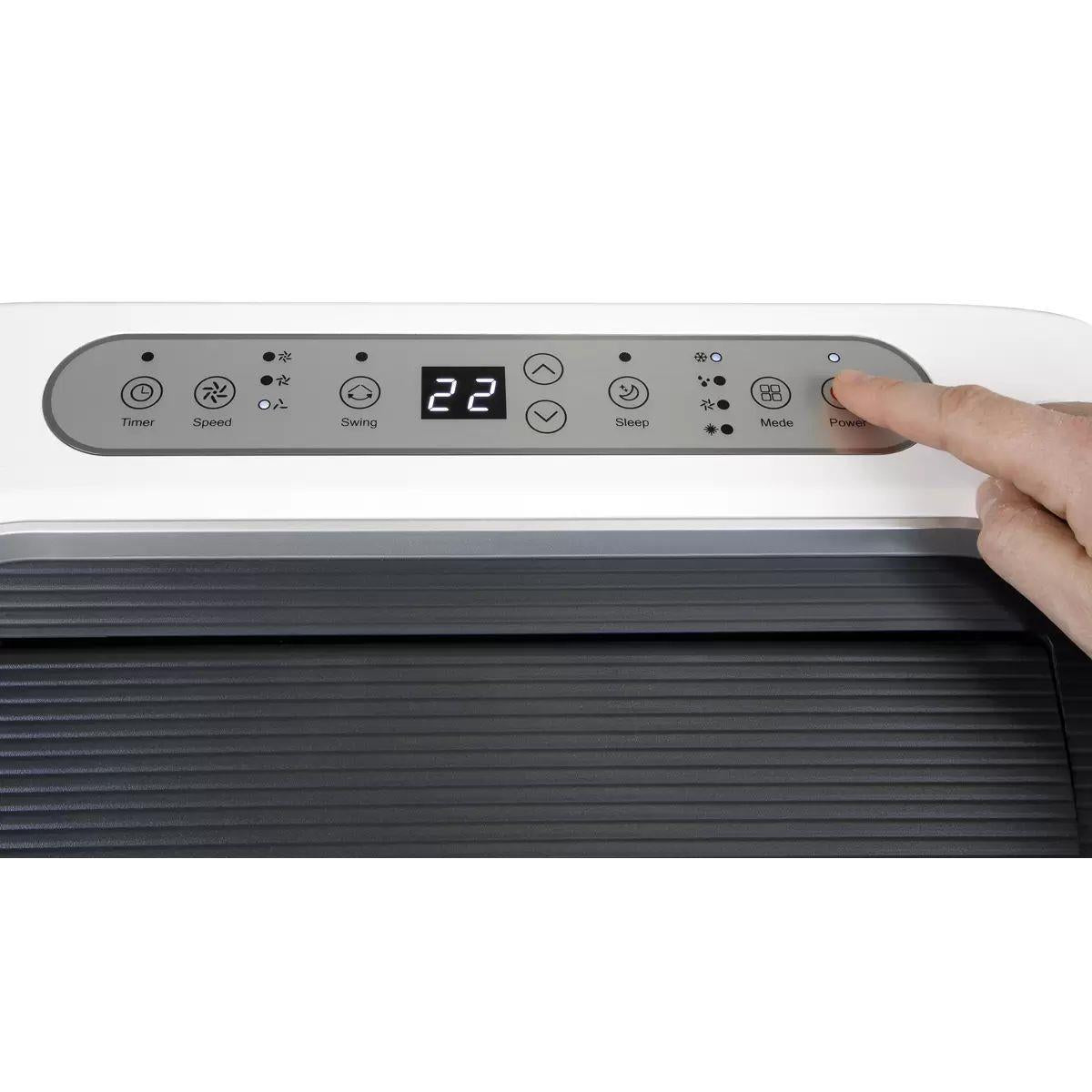 Sealey SAC16000 Portable Air Conditioner/Dehumidifier/Air Cooler/Heater with Window Sealing Kit