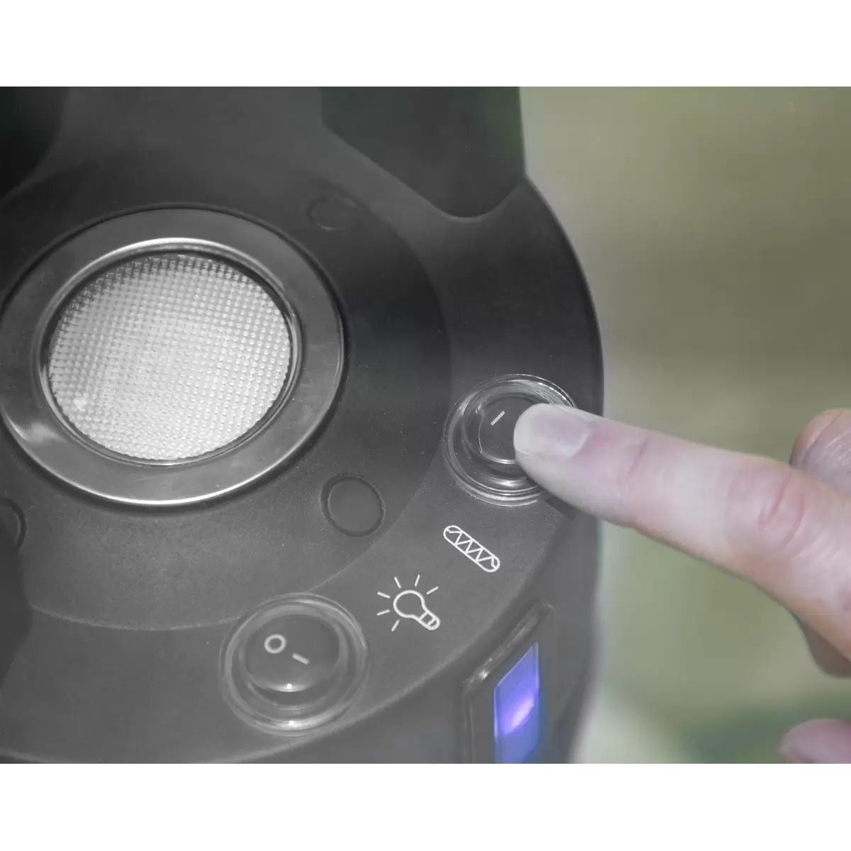 Sealey DG63 Dellonda Bistro Table with 1600W Heater Black/Stainless Steel