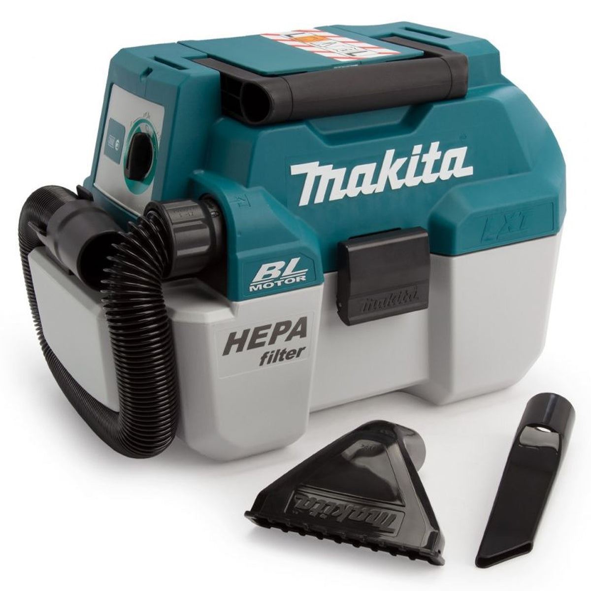 Makita DVC750LZ 18V LXT Brushless L-Class Vacuum Cleaner with 1 x 6.0Ah Battery & Charger