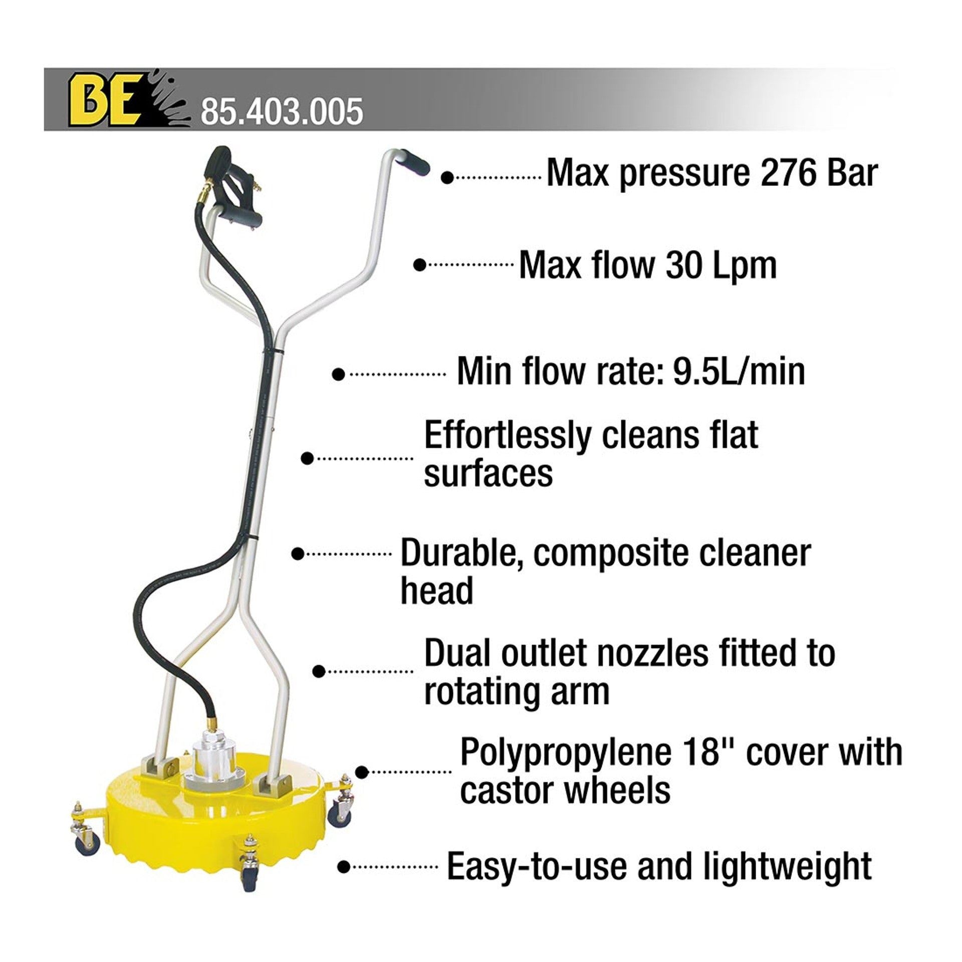 Hyundai 85.403.005 Rotary Surface Cleaner 18