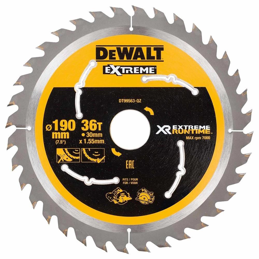 Dewalt DT99563-QZ 190mm x 30mm 36T Extreme Runtime Circular Saw Blade
