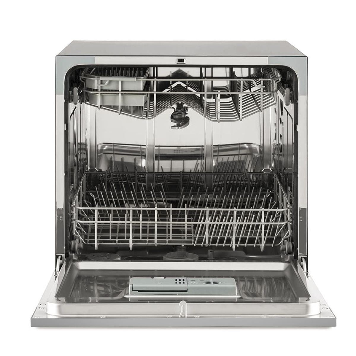 Sealey DH87 Baridi Tabletop Dishwasher 8 Place Settings 8L Capacity Silver 230V/1500W