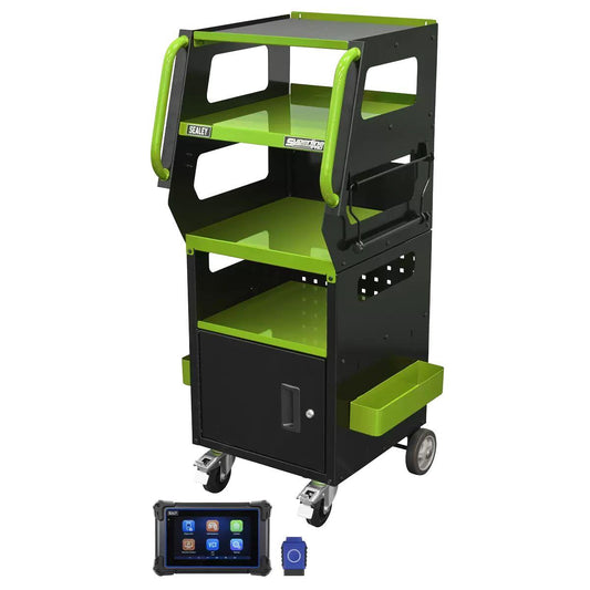 Sealey SDS1G Diagnostic Tablet & Trolley Green