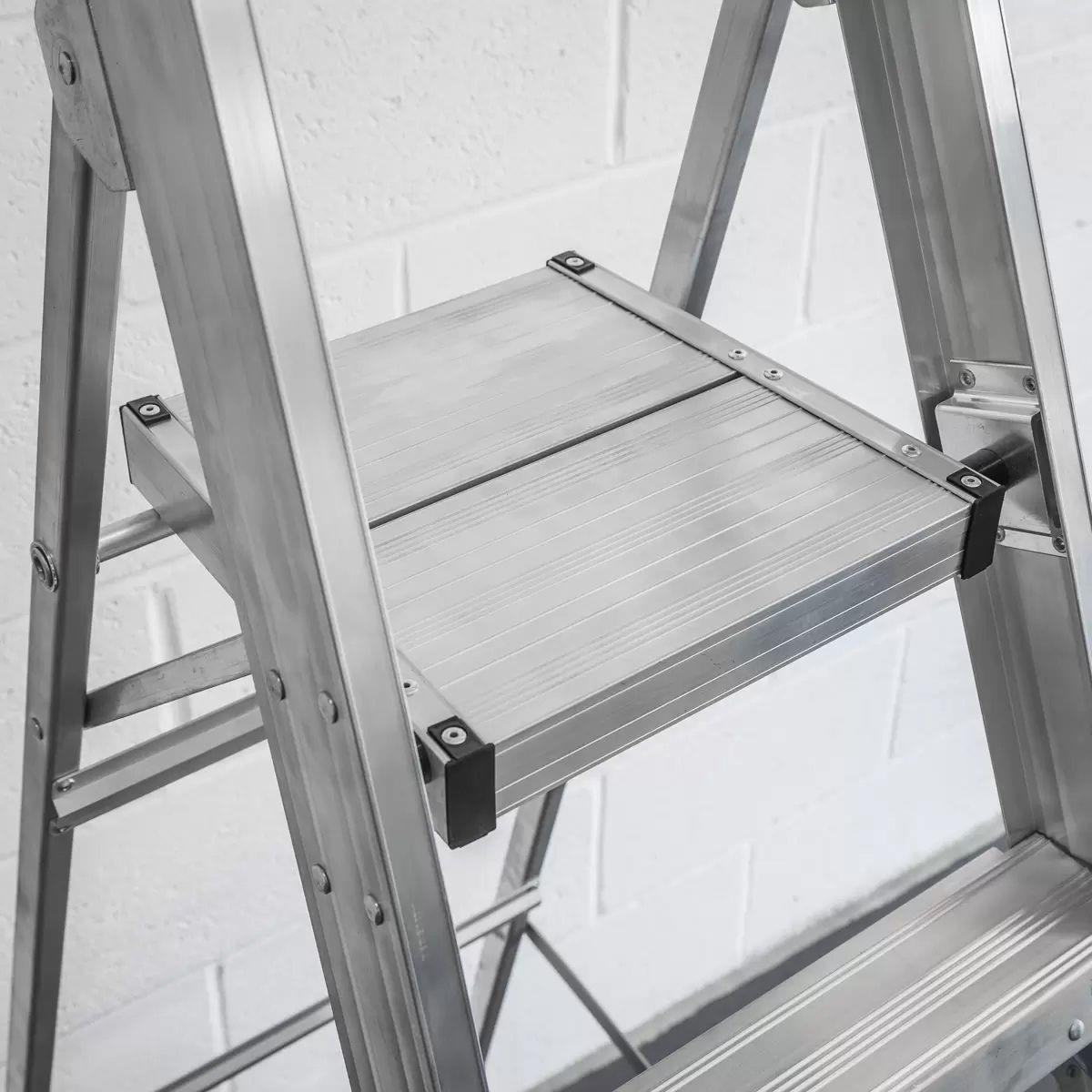 Sealey AXL12 Aluminium Step Ladder 12-Tread