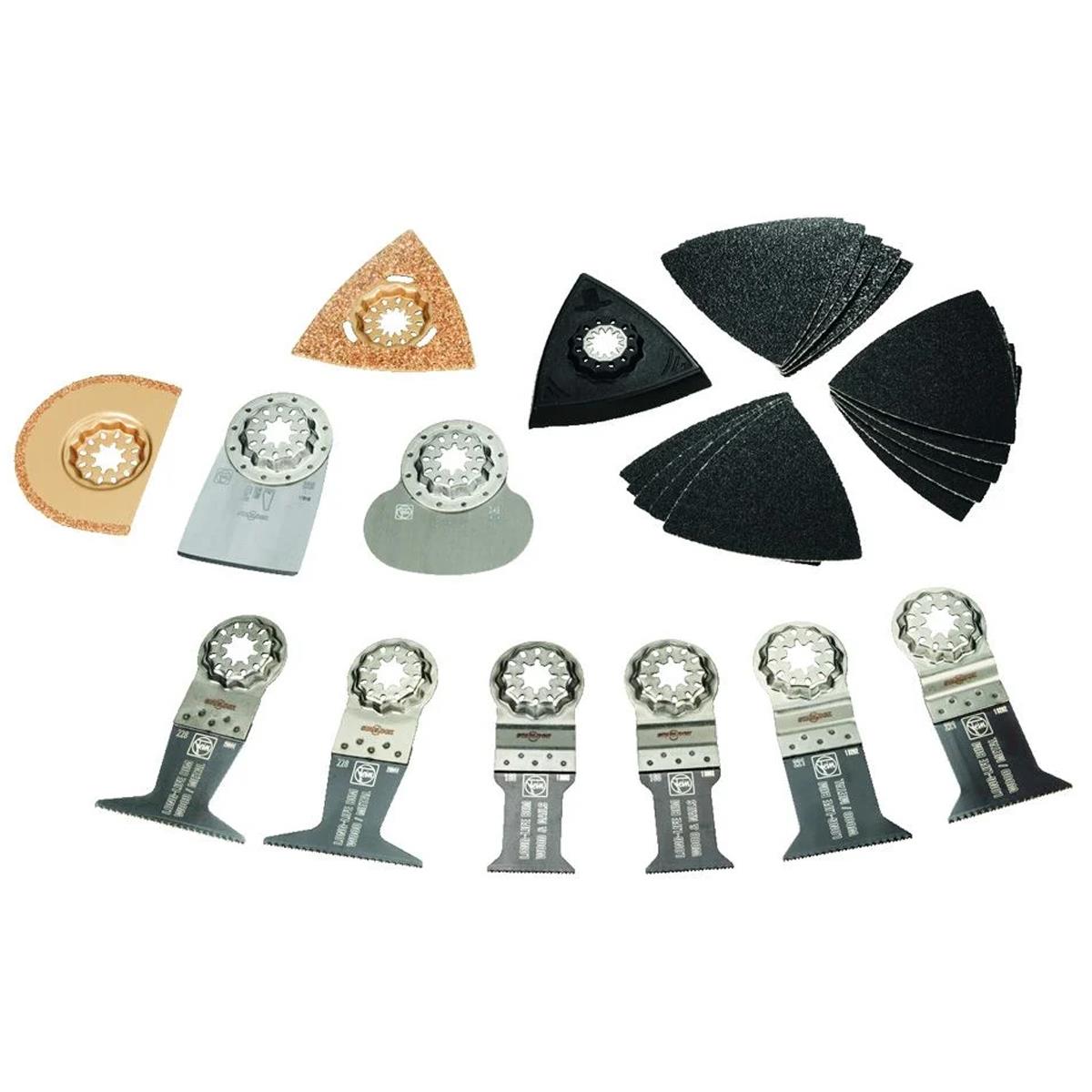 Fein 26 Piece Starlock Plus Best For Renovation MultiTool Accessory Set 35222967060