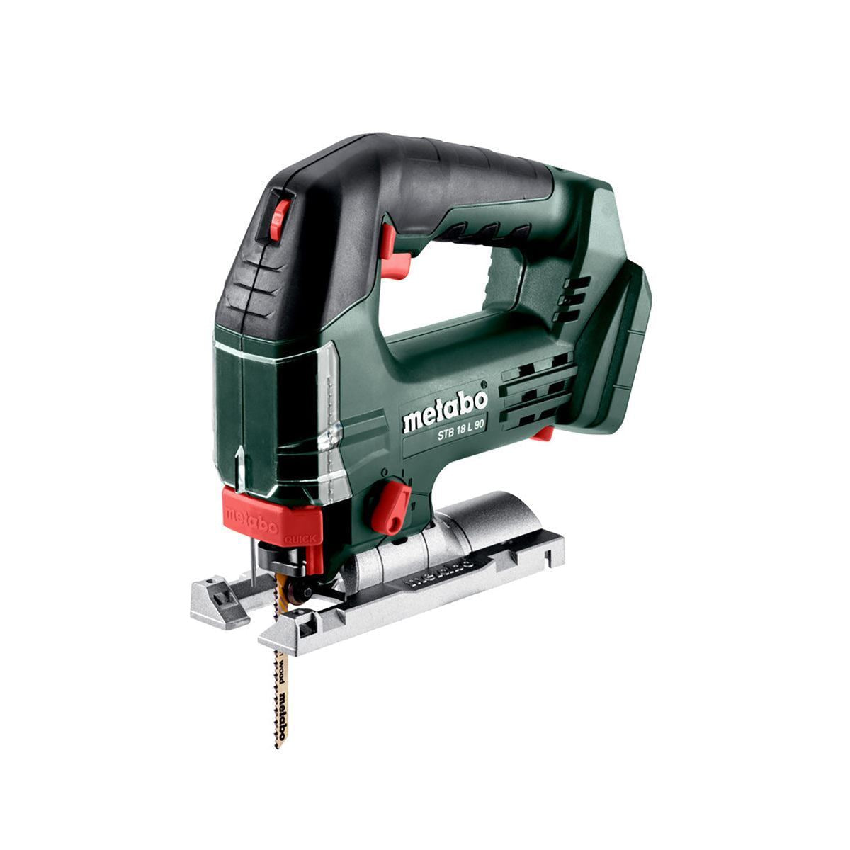 Metabo STB 18 L 90 18V Bow Handle Jigsaw with 1 x 4.0Ah Battery Charger & Metabox