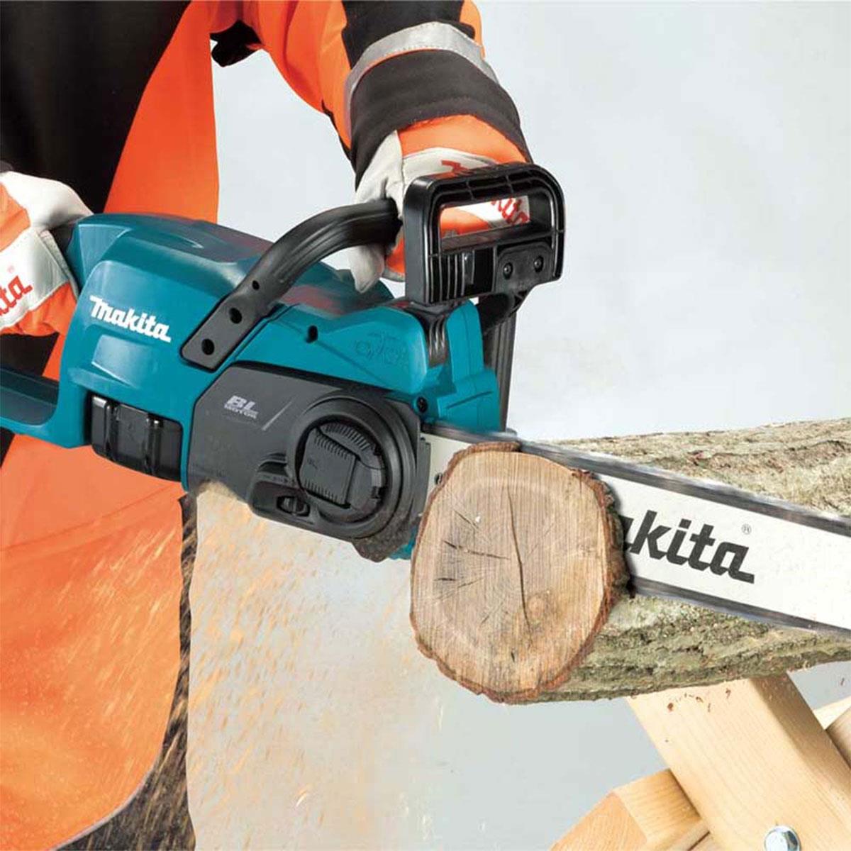 Makita DUC357Z 18V LXT 35cm Brushless Chainsaw with 1 x 9.0Ah Battery & Charger
