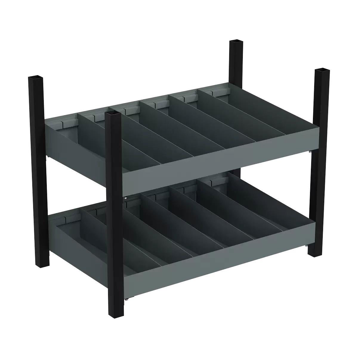 Sealey APMRM4 Modular Storage Mid Unit 2 Compartment Shelve 580 x 340 x 444mm