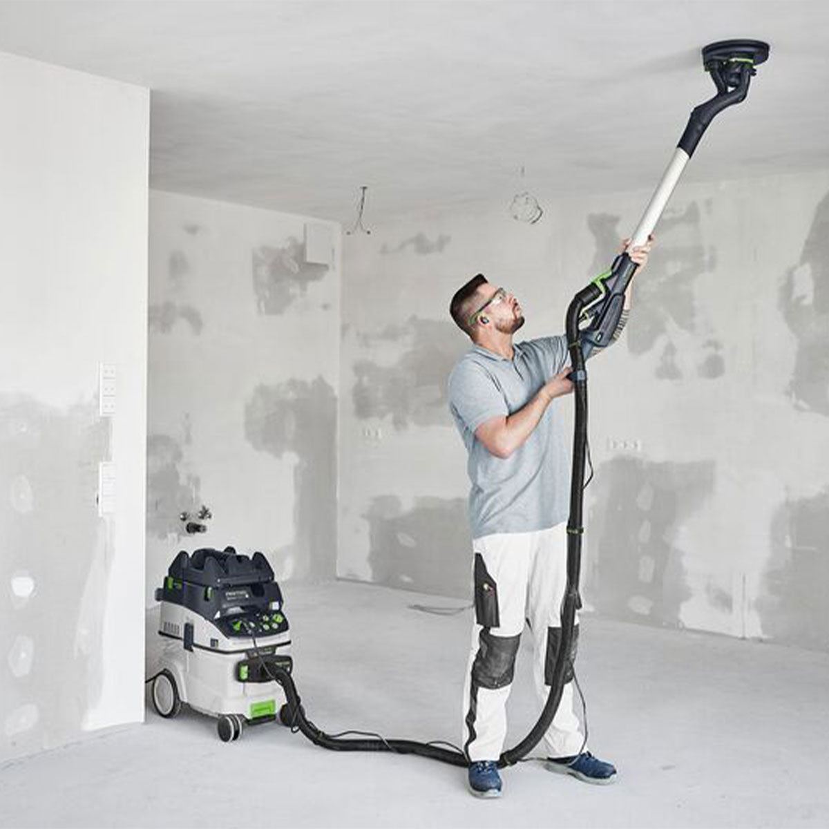 Festool PLANEX LHS 2-M 225 EQ 230V GB Brushless Long-Reach Sander With Carrying Bag - 577357 Item Condition Damaged Box