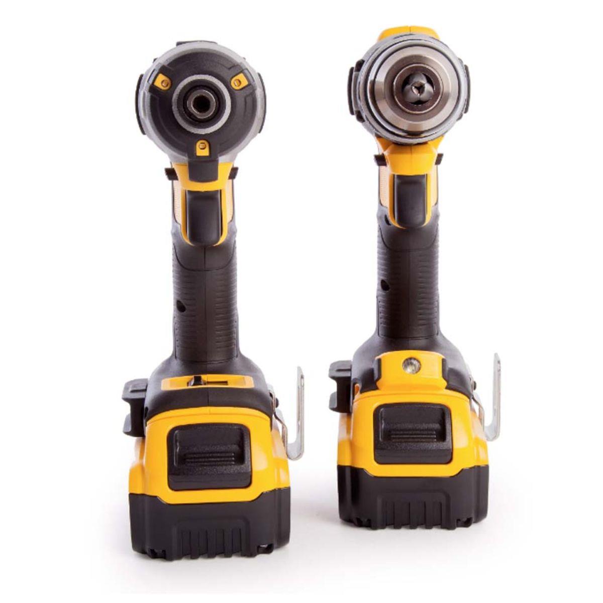 Dewalt DCK266P2T 18V XR Brushless Twin Kit with 2 x 5.0Ah Battery, Charger & TSTAK Case
