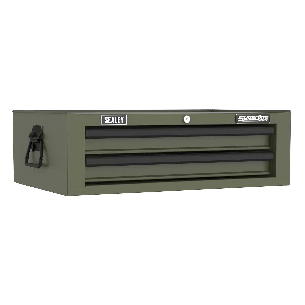 Sealey AP26029TK Superline PRO Mid-Box Tool Chest 2 Drawer Khaki