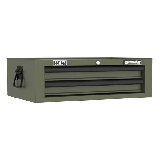 Sealey AP26029TK Superline PRO Mid-Box Tool Chest 2 Drawer Khaki
