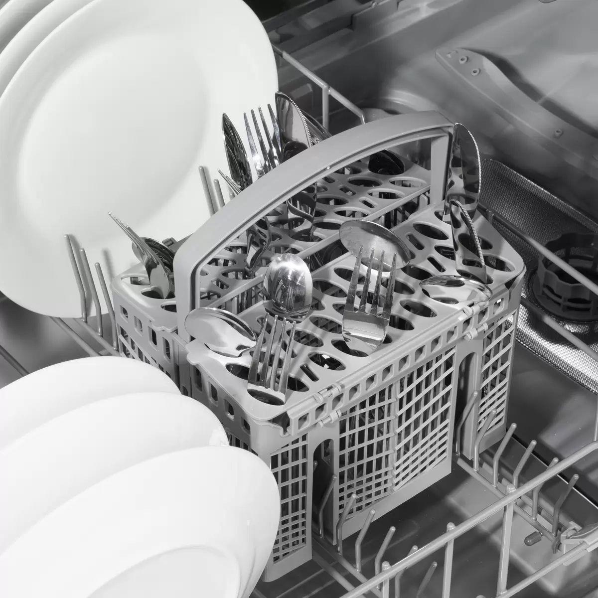 Sealey DH280 Baridi Regular Sized Freestanding Dishwasher 60cm Wide 13 Place Settings Silver 230V