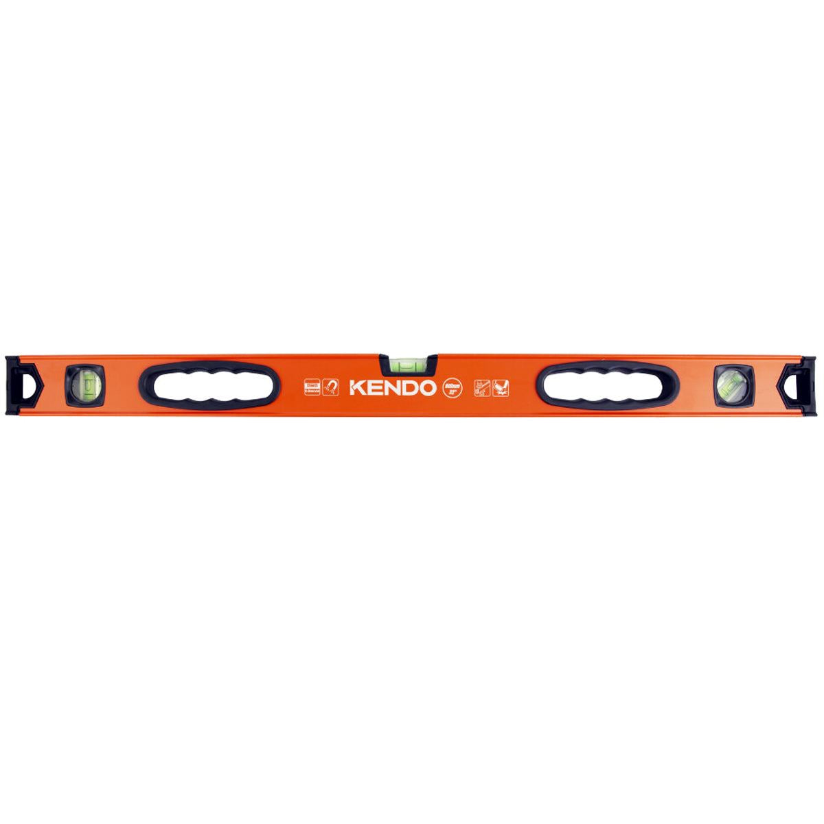 Kendo Magnetic Aluminium Level 600mm & 1200mm Pack of 2