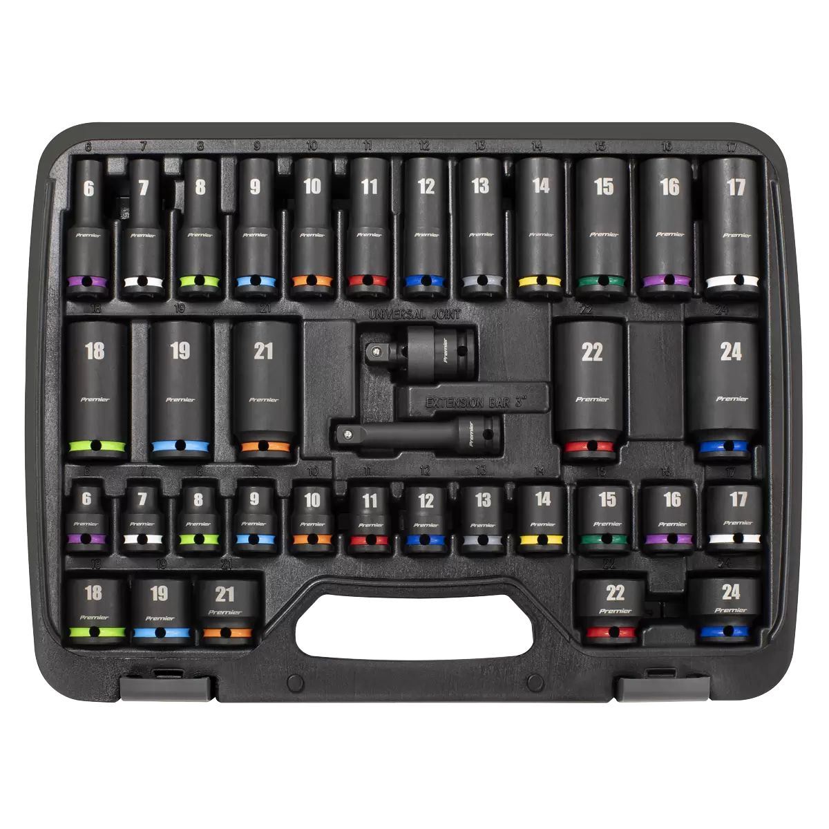 Sealey AK5633M Impact Socket Set 3/8