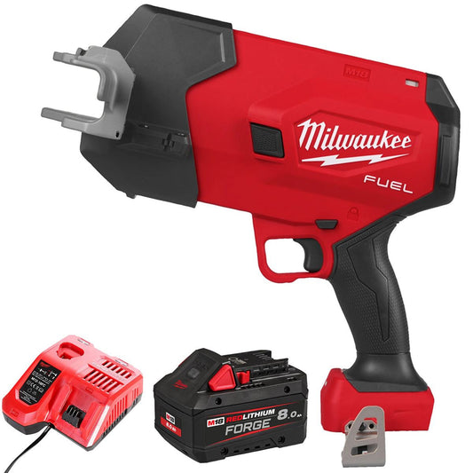 Milwaukee M18FPCS-0 18V M18 FUEL Brushless Steel Pipe Cutter with 1 x 8.0Ah Battery & Charger