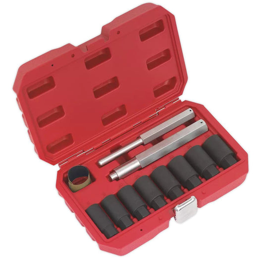 Sealey SX272 Locking Wheel Nut Removal Set 10 Piece