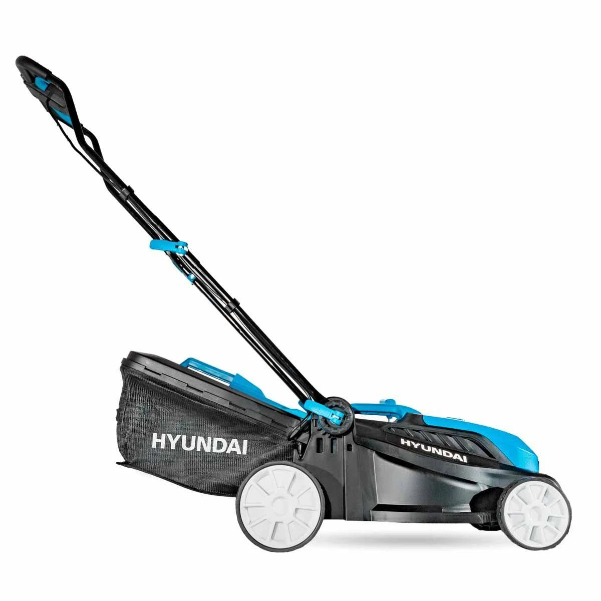 Hyundai HY40CLM38 2 x 20V Brushless Cordless Lawnmower 38cm with 2 x 4.0Ah Batteries and Charger