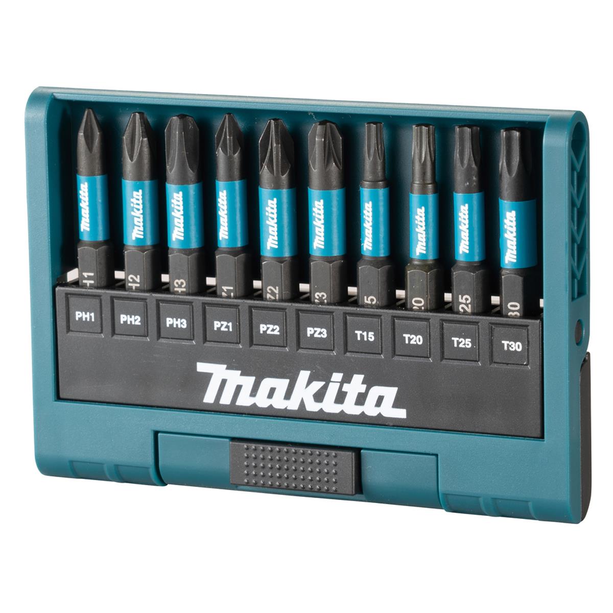 Makita E-12011 Impact Black Screw Bit Set of 10 Piece