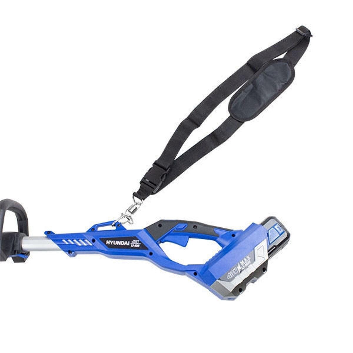 Hyundai HYTR40Li 40V Cordless Grass Trimmer 2.5Ah Li-ion Battery and Charger 33cm Cutting Width