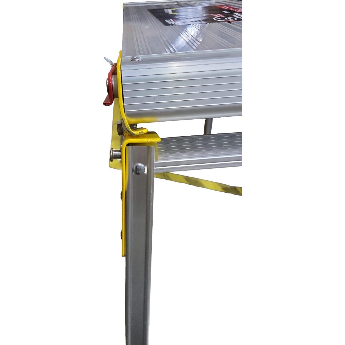 Excel Heavy Duty Aluminium Platform Work Bench Folding Hop Up 300mm x 700mm Item Condition Box Opened Never Used