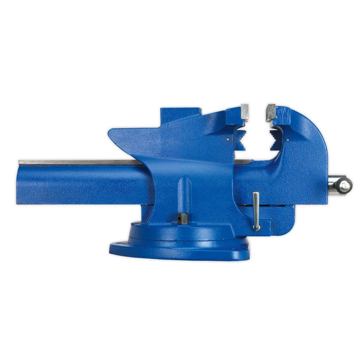 Sealey QAV200 Quick Action Swivel Base Cast Iron Vice 200mm