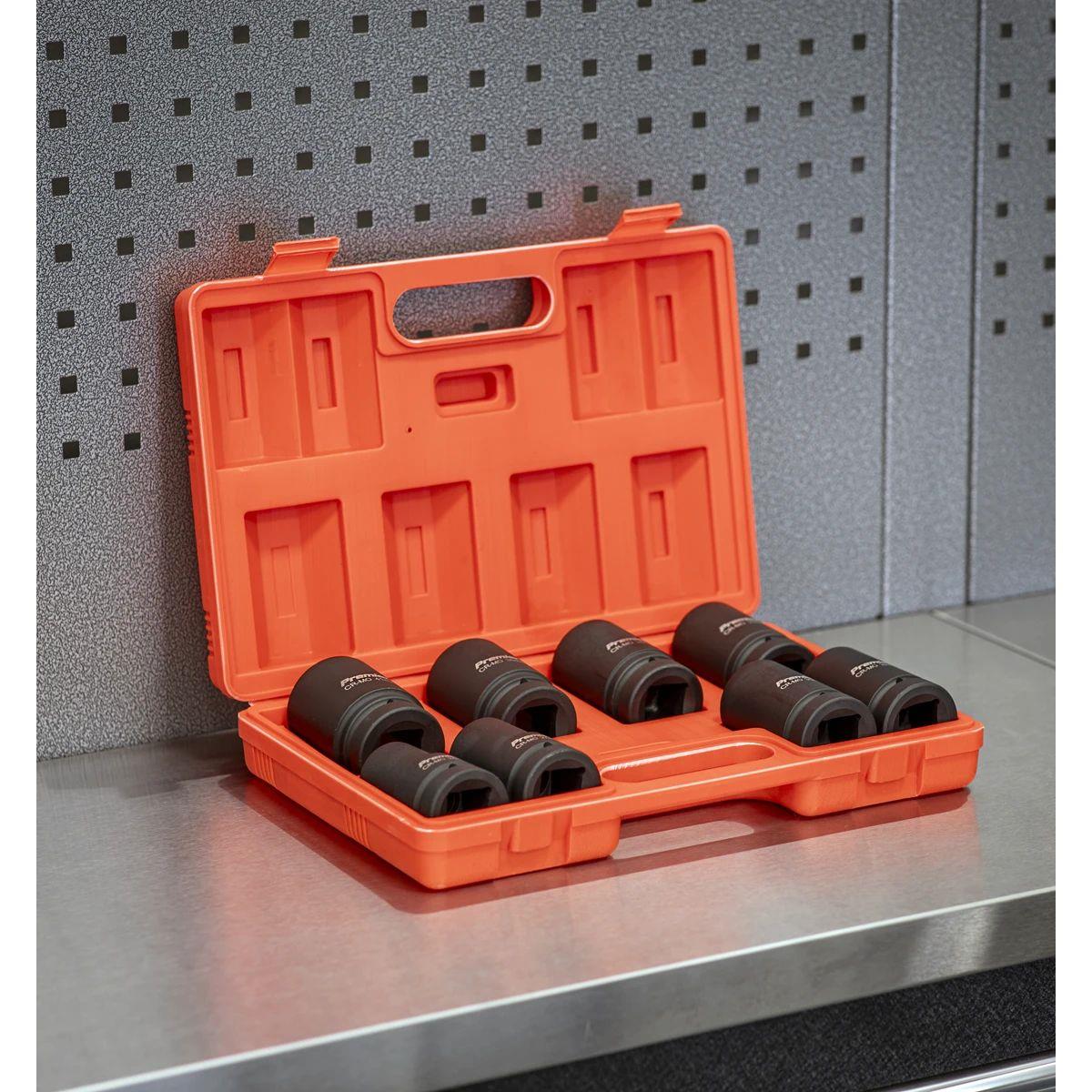 Sealey AK888M Impact Socket Set 8pc Deep 1