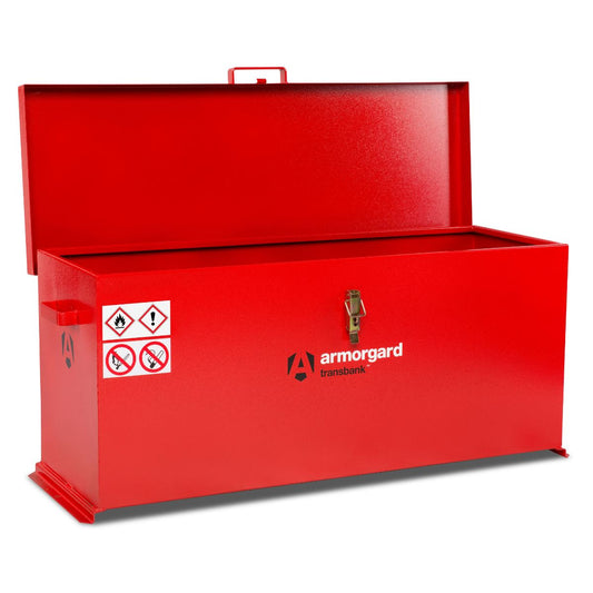 Armorgard TRB6 TransBank Hazardous Transit Box 1280mm x 480mm x 545mm Safe Storage for Hazardous Materials