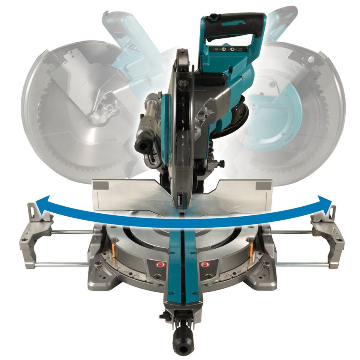 Makita LS003GZ01 40Vmax XGT Brushless Slide Compound Mitre Saw with Universal Folding Stand